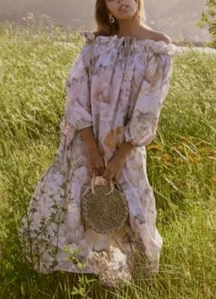 Шикарна котонова сукня вільного крою від h&m6 фото