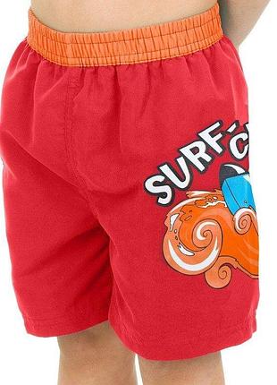 Плавки-шорти для хлопців aqua speed ​​surf-club shorts 2089 червоний діт 122см