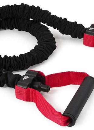 Еспандер трубчастий adidas power tube чорний, червоний уні 122 см