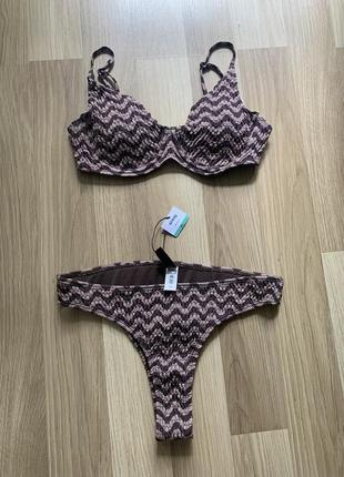 Купальник sinsay ( трусики xl, бюст l)