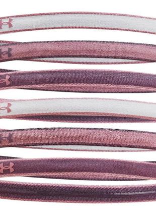 Пов'язка на голову ua mini headbands (6pk) різнокольоровий жін osfa