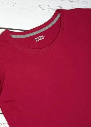 1+1=3 яскрава рожева жіноча футболка фуксія avenue, розмір 44 - 464 фото