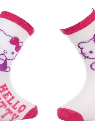 Шкарпетки hello kitty hello kitty pose de cote білий діт 19-22, арт.32770-1