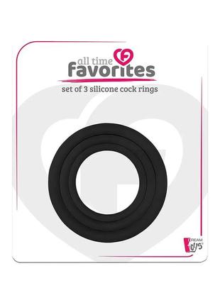 Эрекционные кольца набор all time favorites cockrings