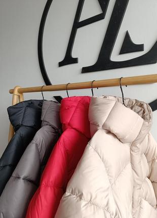 Стильний жіночий пуховик короткий