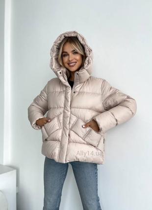 Стильный зимний пуховик короткий женской яркая зимняя куртка3 фото