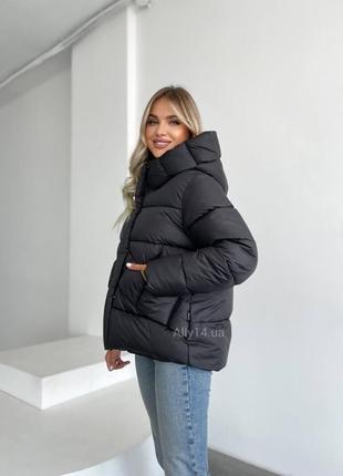 Стильный зимний пуховик короткий женской яркая зимняя куртка7 фото