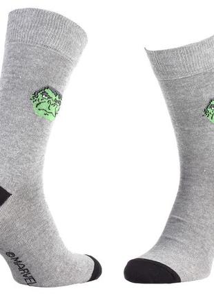 Шкарпетки marvel hulk сірий діт 43-46