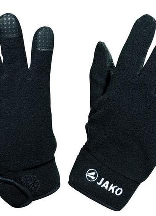 Рукавички флісові jako чорний уні 8 (24см)