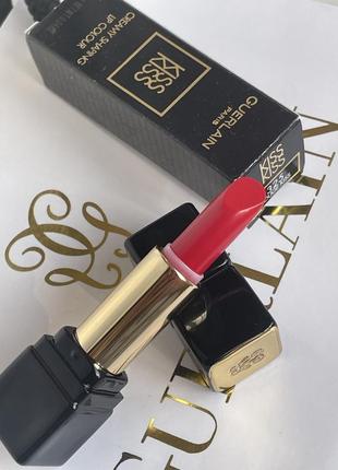 Оригінал. помада guerlain kiss kiss lipstick le rouge 325 rouge kiss 👉🏻мініатюра 1,4 г