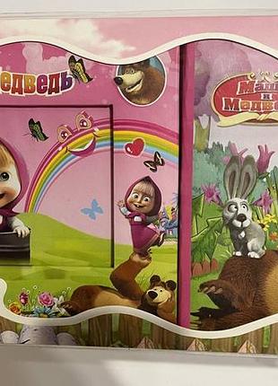 Фоторамка альбом 56 фото 10х15см маша и медведь