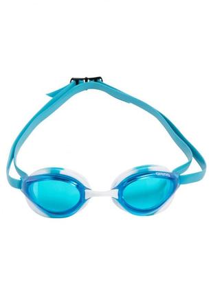 Окуляри для плавання arena python блакитний, білий уні osfm