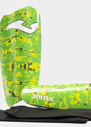 Щитки joma spartan зелений, жовтий уні l (зріст 155-175 см)