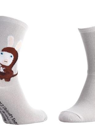 Шкарпетки lapins cretins  lapin en costume kangourou сірий діт 35 - 41