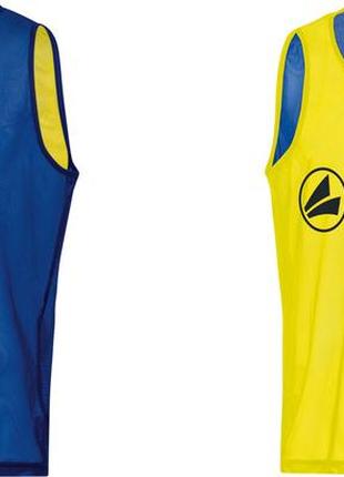 Манішка двостороння доросла jako reverse жовтий-синій уні 73х55см