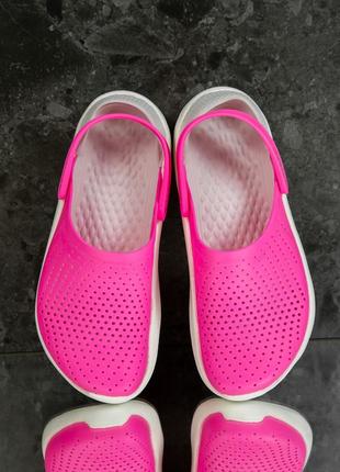 Жіночі крокси 65461 рожеві ева піна5 фото
