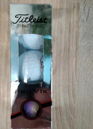 Мячи для гольфа titleist pro v1 ( 3 шт. )5 фото