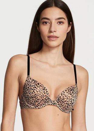 Бюстгальтер victoria's secret 34в леопардовый