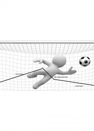 Еспандер для голкіперів meta football goalkeeper harness чорний уні ofsm