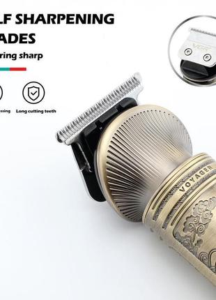 Професійний тример для гоління, стайлінгу бороди та стриження vgr v-962 (мультитример salemarket3 фото