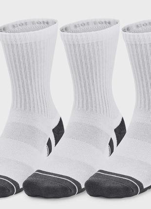 Шкарпетки ua performance cotton 3p mid білий уни md