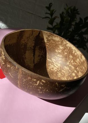 Кокосова тарілочка вікторія сікрет / coconut bowl victoria’s secret1 фото