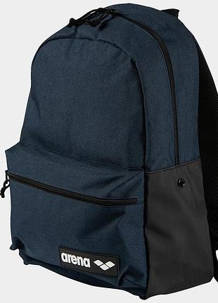 Рюкзак arena team backpack 30l чорний, темно-синій уні 46x31x16 см