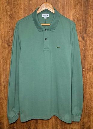 Lacoste розмір xxl. поло на довгий рукав.