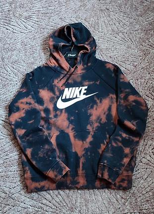 Худи тай-дай кофта оверсайз толстовка пайта nike оригинал