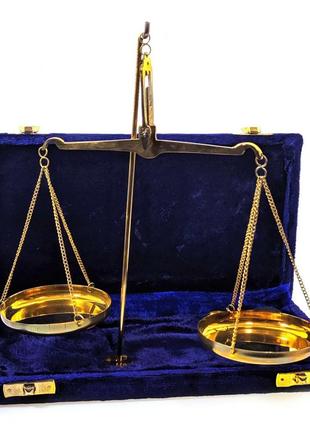 Ваги бронзові (100 г) (25х13х3 см)