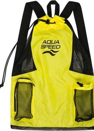 Сумка сітчаста aqua speed gear bag  9302 жовтий уні 48х64см