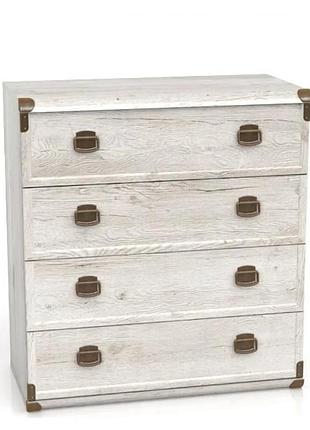 Комод в спальню вмк (брв) индиана jkom4s/80 сосна аризонская (grb-1578)