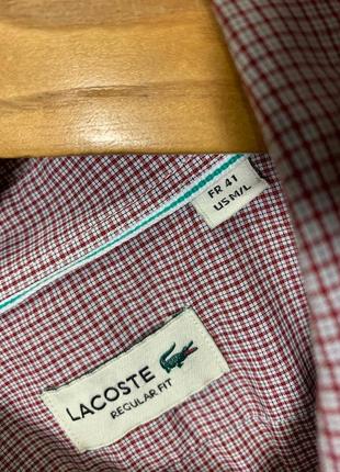 Lacoste розмір m/l. сорочка/рубашка 5