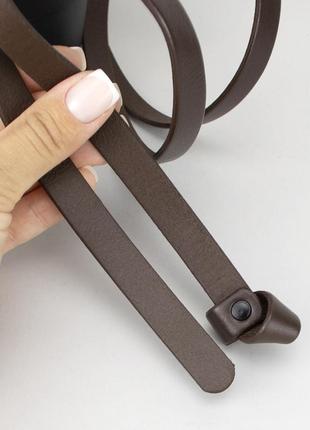 Ремень-узел кожаный женский hc-1502 (115-120 см)