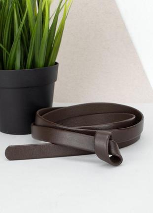 Ремень-узел кожаный женский hc-1502 (115-120 см)