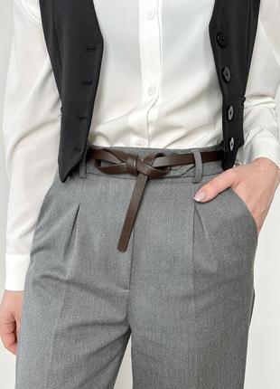 Ремень-узел кожаный женский hc-1502 (115-120 см)