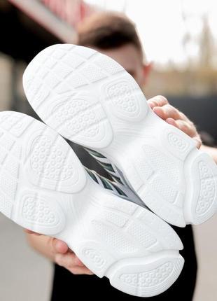 Чоловічі кросівки adidas response white green білі легкі спортивні кросівки адідас весна літо6 фото