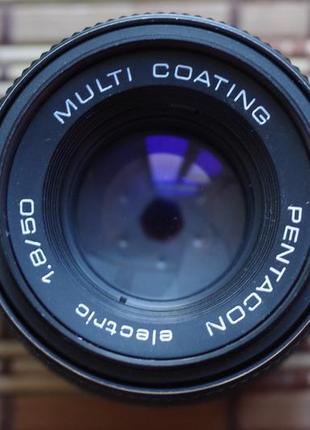 Об'єктив mc pentacon electric 1.8 50 mm m42