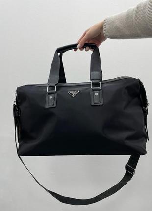 Prada re-nylon and saffiano leather duffle bag2 фото