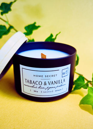 Аромасвічка home secret "табак-ваніль", 160 г