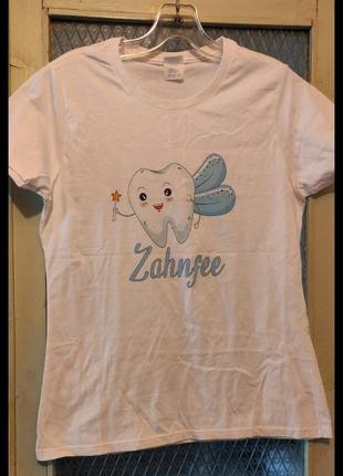 Размер s новая футболка майка из европы зуб зубная фея