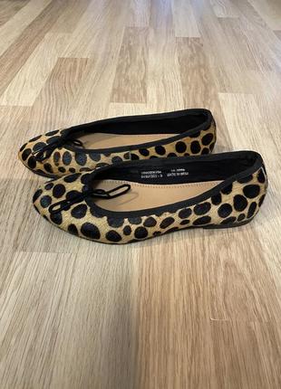 Туфли лодочки, балетки , натур мех, asos индия 23,5