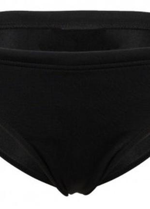 Плавки-сліпи для хлопців arena team swim briefs solid чорний, білий діт 116 см