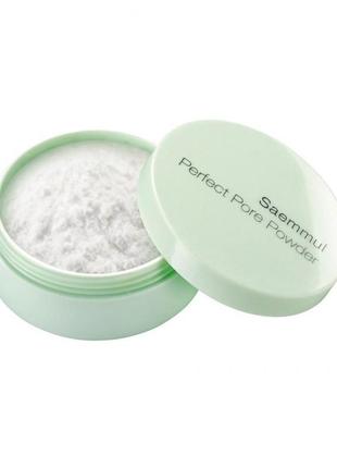 Матирующая рассыпчатая пудра the saem perfect pore saemmul perfect pore powder, 5 грамм.
