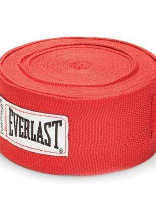 Бинти everlast pro style hand wraps 180 x2 червоний уні 180 (457,2см)