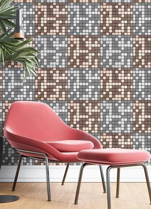 Алюминиевая плитка на клеющей основе, домашний дизайн