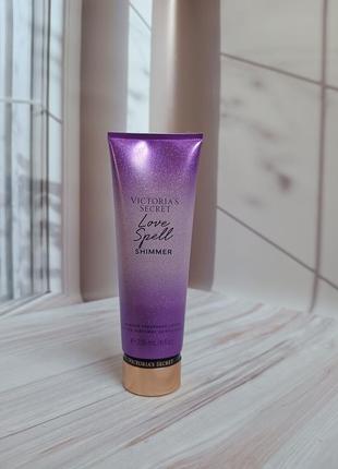Парфумований лосьйон для тіла з шиммером вікторія сікрет оригінал love spell victoria's secret