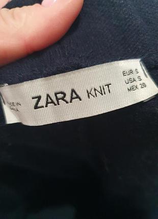 Спортивные вязаные базовые брюки джоггеры zara2 фото