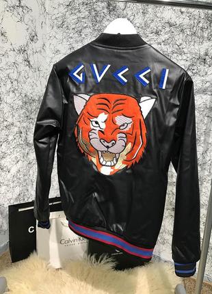 Куртка gucci angry cat black