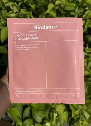Гідрогелева маска з колагеном biodance bio collagen real deep mask sheet, 1 шт